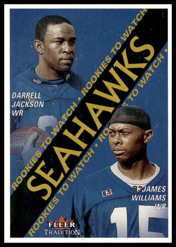 2000 Fleer Tradition Glossy Darrell Jackson / James Williams #362 (Front)