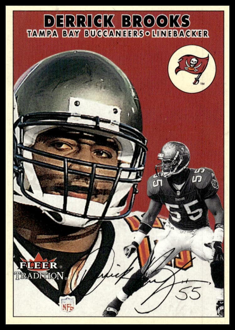 2000 Fleer Tradition Glossy Derrick Brooks #263 (Front)