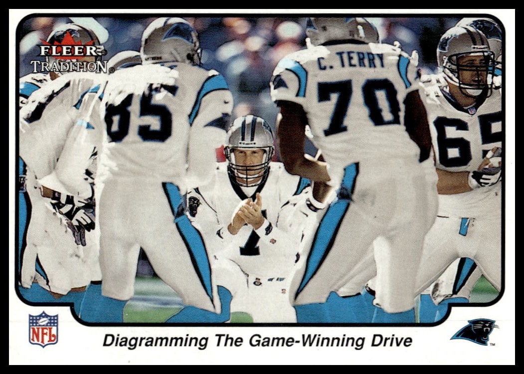 2000 Fleer Tradition Glossy Diagramming the Game-Winning Drive #370 (Front)