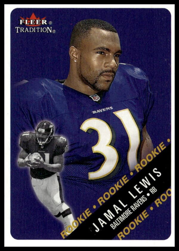 2000 Fleer Tradition Glossy Jamal Lewis #306 (Front)