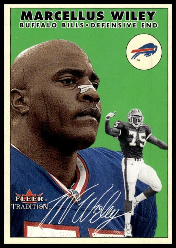 2000 Fleer Tradition Glossy Marcellus Wiley #268 (Front)