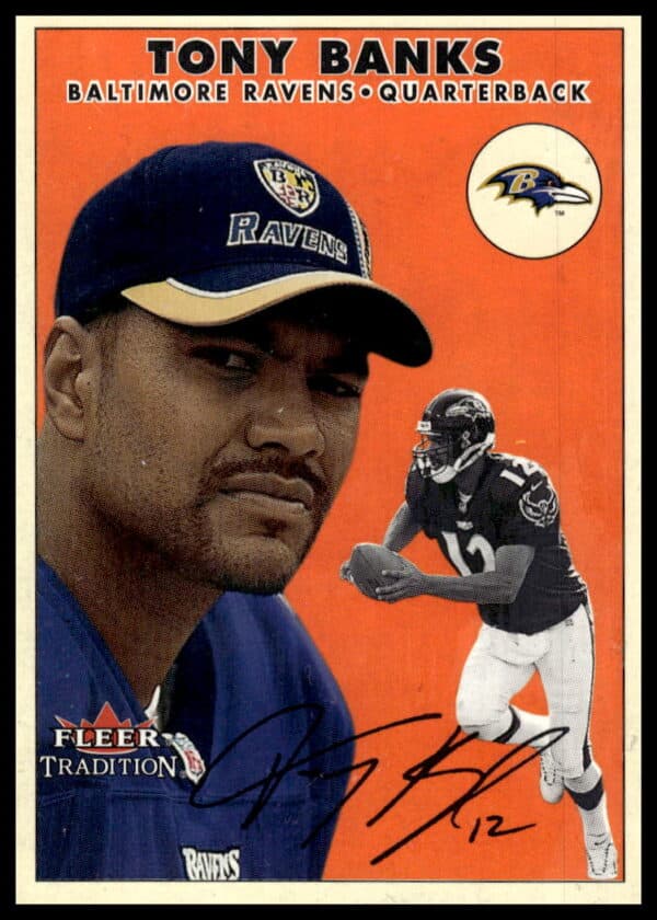 2000 Fleer Tradition Glossy Tony Banks #301 (Front)