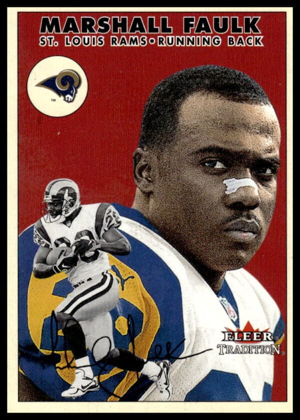 2000 Fleer Tradition Marshall Faulk #146 (Front)