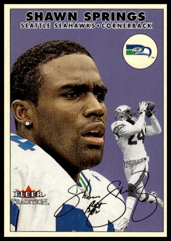 2000 Fleer Tradition Shawn Springs #86 (Front)