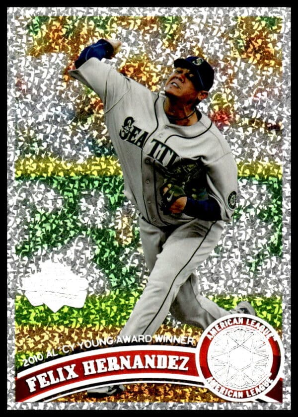 2011 Topps Felix Hernandez Diamond Anniversary #168 (Front)