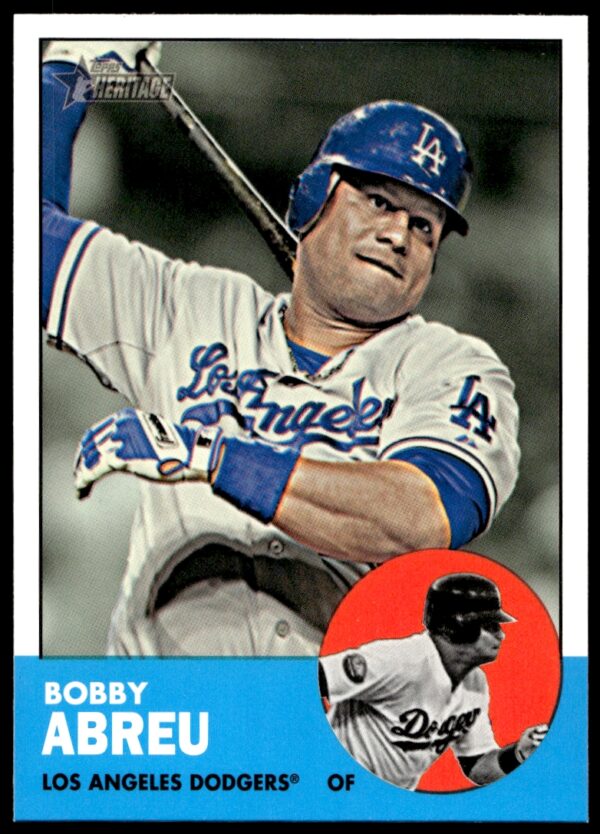 2012 Topps Heritage High Number Bobby Abreu #H669 (Front)