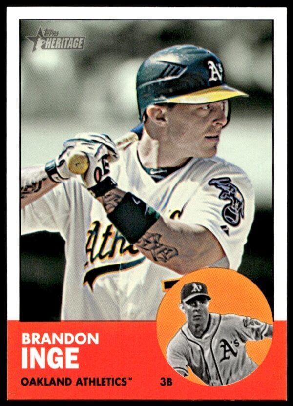 2012 Topps Heritage High Number Brandon Inge #H656 (Front)