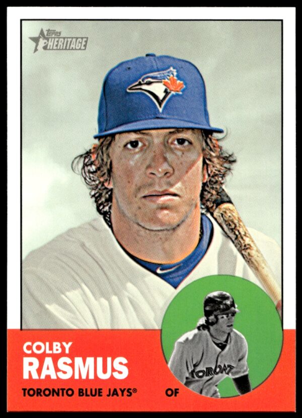 2012 Topps Heritage High Number Colby Rasmus #H644 (Front)