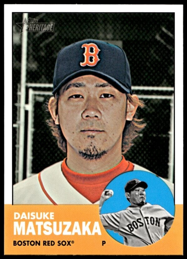 2012 Topps Heritage High Number Daisuke Matsuzaka #H637 (Front)