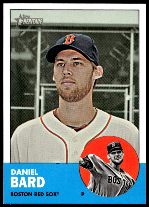 2012 Topps Heritage High Number Daniel Bard #H636 (Front)