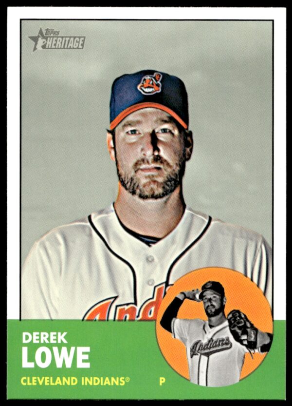 2012 Topps Heritage High Number Derek Lowe #H602 (Front)