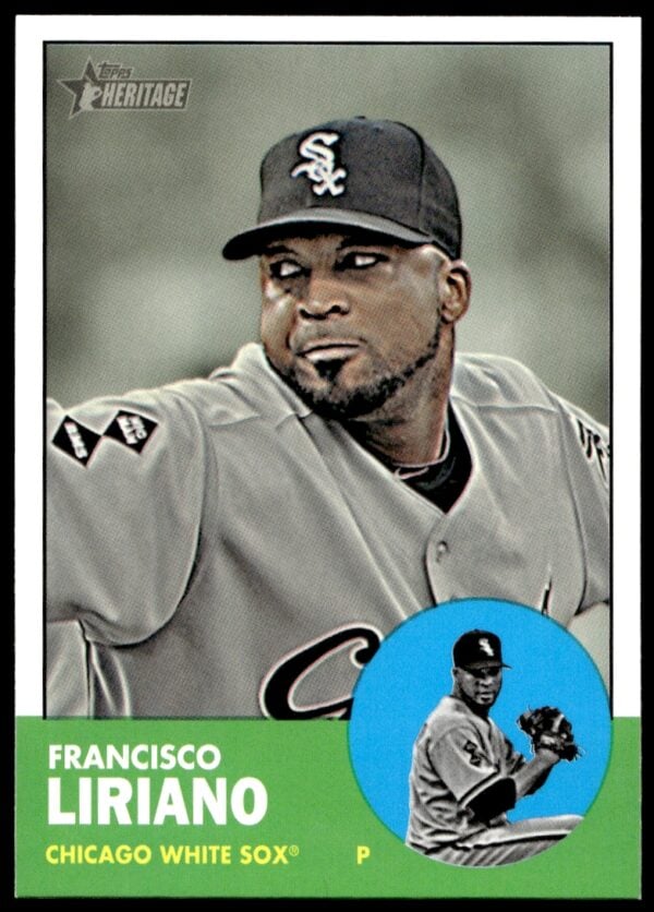 2012 Topps Heritage High Number Francisco Liriano #H635 (Front)