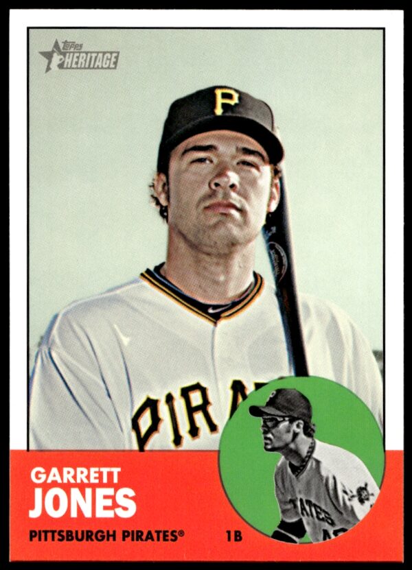 2012 Topps Heritage High Number Garrett Jones #H659 (Front)