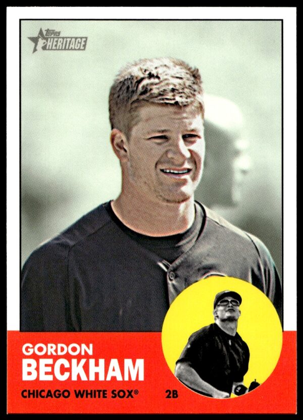 2012 Topps Heritage High Number Gordon Beckham #H623 (Front)