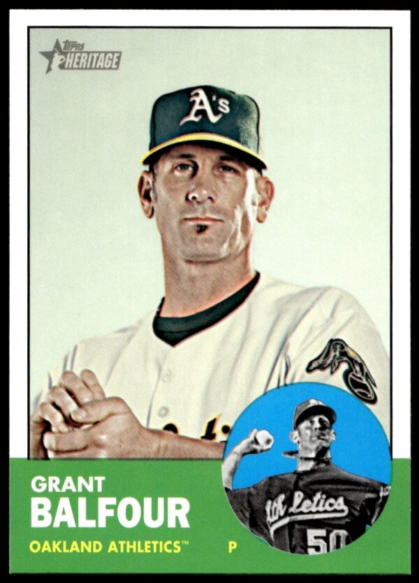 2012 Topps Heritage High Number Grant Balfour #H653 (Front)