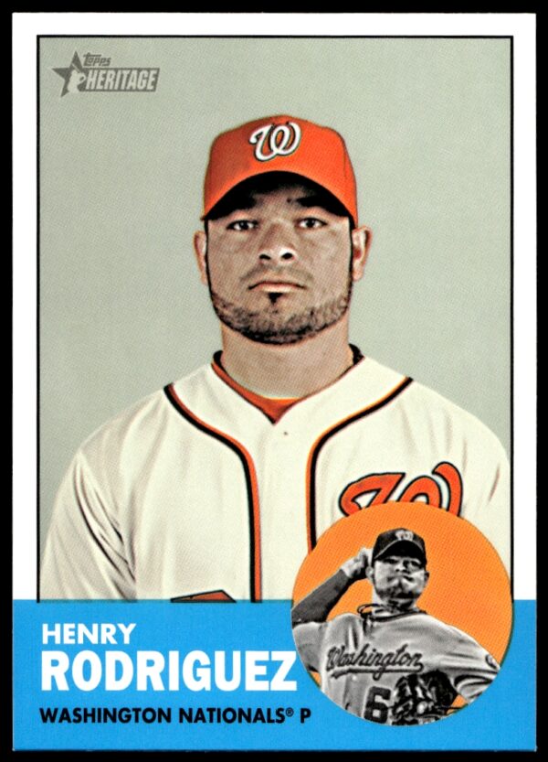 2012 Topps Heritage High Number Henry Rodriguez #H655 (Front)