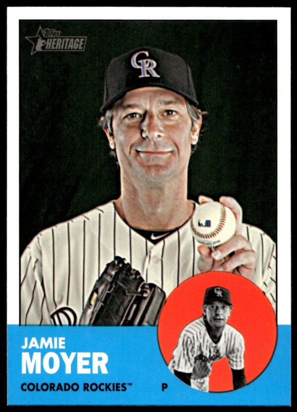 2012 Topps Heritage High Number Jamie Moyer #H605 (Front)