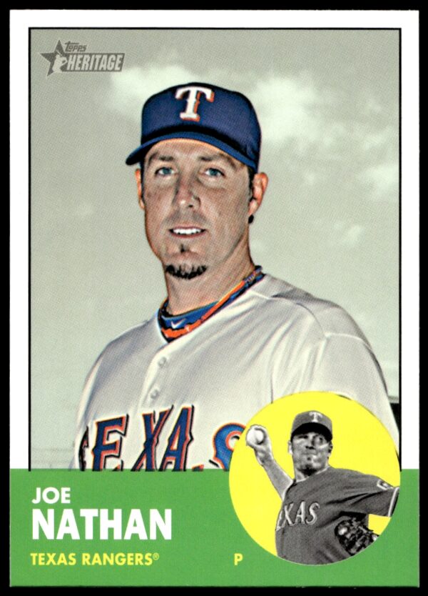 2012 Topps Heritage High Number Joe Nathan #H667 (Front)