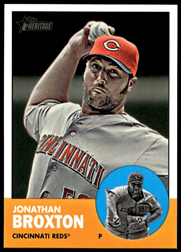 2012 Topps Heritage High Number Jonathan Broxton #H598 (Front)