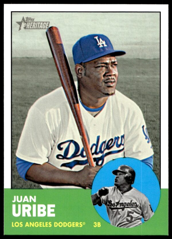 2012 Topps Heritage High Number Juan Uribe #H668 (Front)