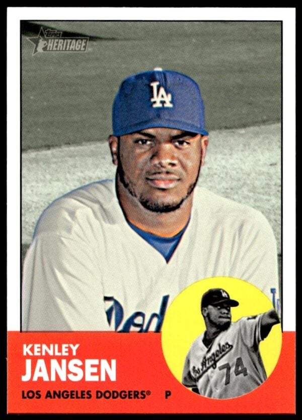 2012 Topps Heritage High Number Kenley Jansen #H594 (Front)