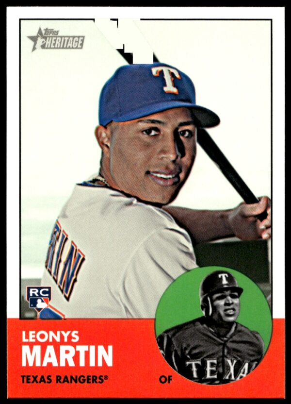 2012 Topps Heritage High Number Leonys Martin #H674 (Front)