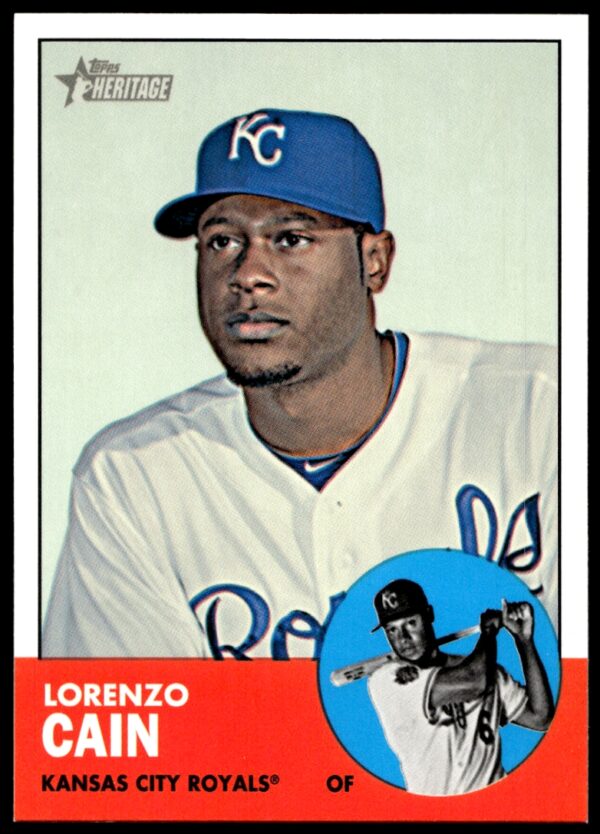 2012 Topps Heritage High Number Lorenzo Cain #H626 (Front)