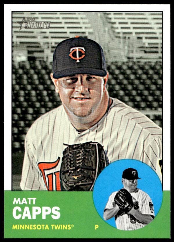 2012 Topps Heritage High Number Matt Capps #H604 (Front)