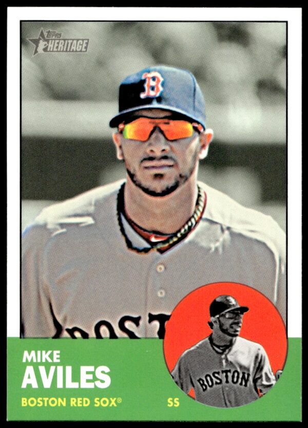 2012 Topps Heritage High Number Mike Aviles #H586 (Front)