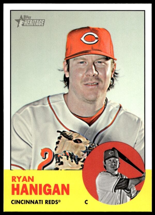 2012 Topps Heritage High Number Ryan Hanigan #H583 (Front)