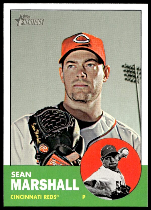 2012 Topps Heritage High Number Sean Marshall #H616 (Front)