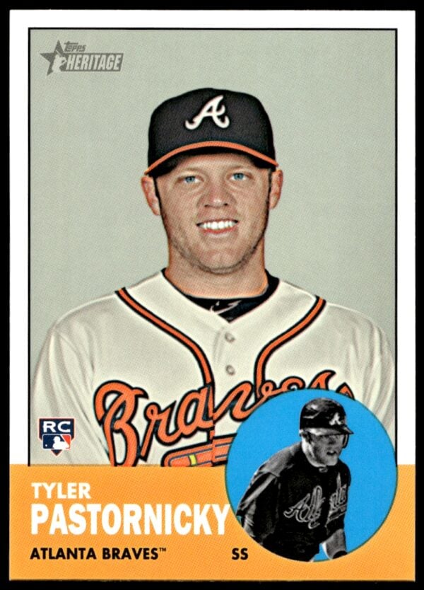 2012 Topps Heritage High Number Tyler Pastornicky #H612 (Front)