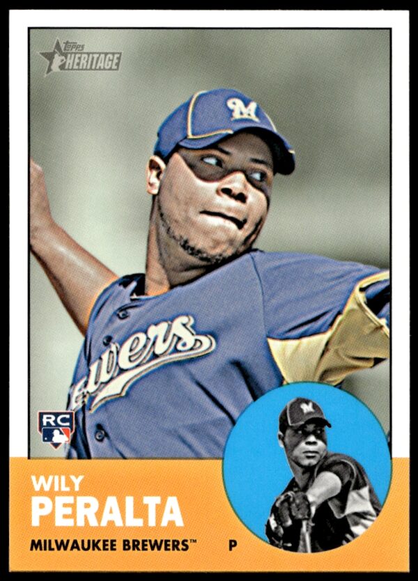 2012 Topps Heritage High Number Wily Peralta #H627 (Front)