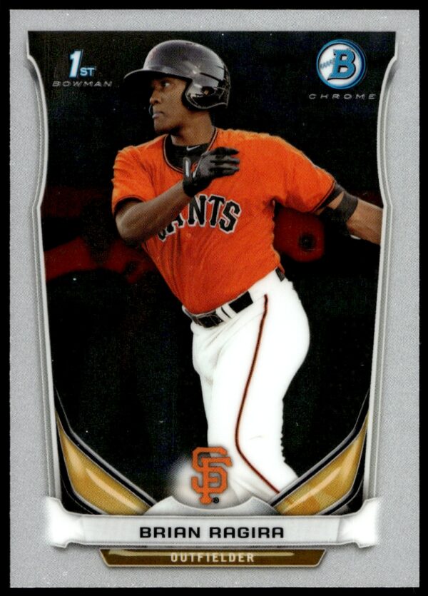 2014 Bowman Chrome Brian Ragira Prospects #BCP100 (Front)