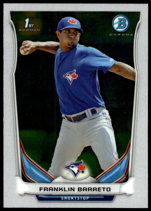 2014 Bowman Chrome Franklin Barreto Prospects #BCP87 (Front)