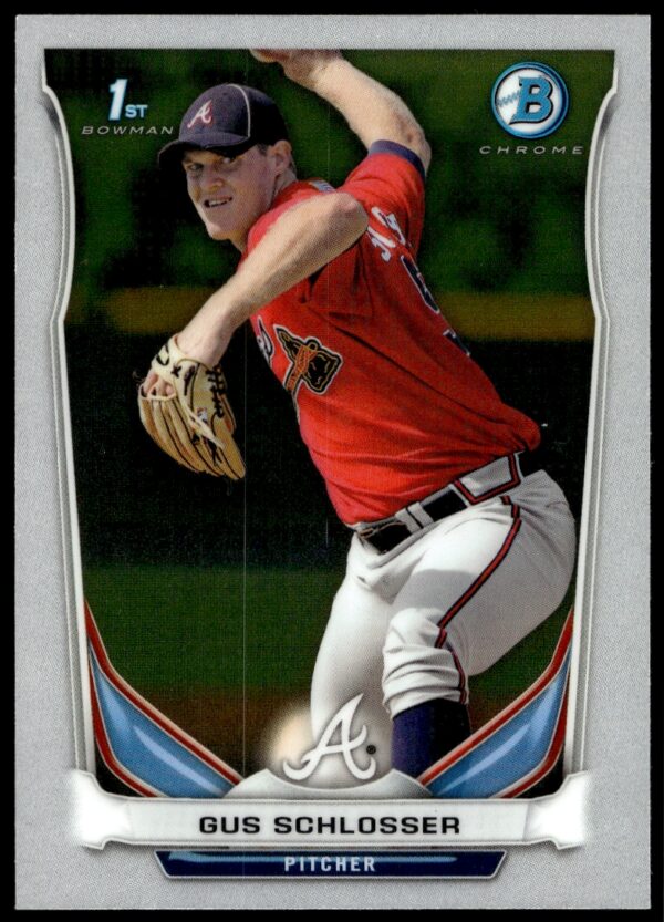 2014 Bowman Chrome Gus Schlosser Prospects #BCP41 (Front)