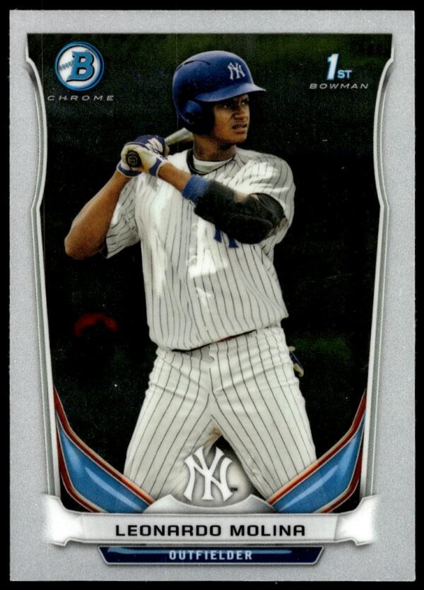 2014 Bowman Chrome Leonardo Molina Prospects #BCP20 (Front)