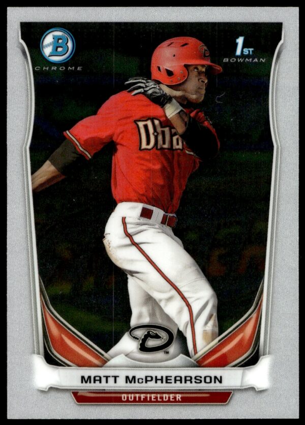 2014 Bowman Chrome Matt McPhearson Prospects #BCP55 (Front)