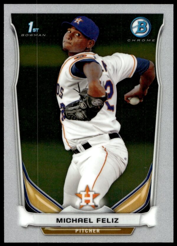 2014 Bowman Chrome Michael Feliz Prospects #BCP45 (Front)