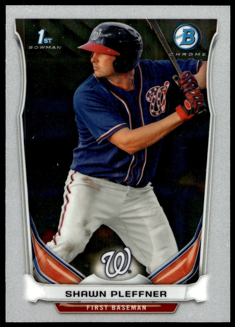 2014 Bowman Chrome Shawn Pleffner Prospects #BCP50 (Front)
