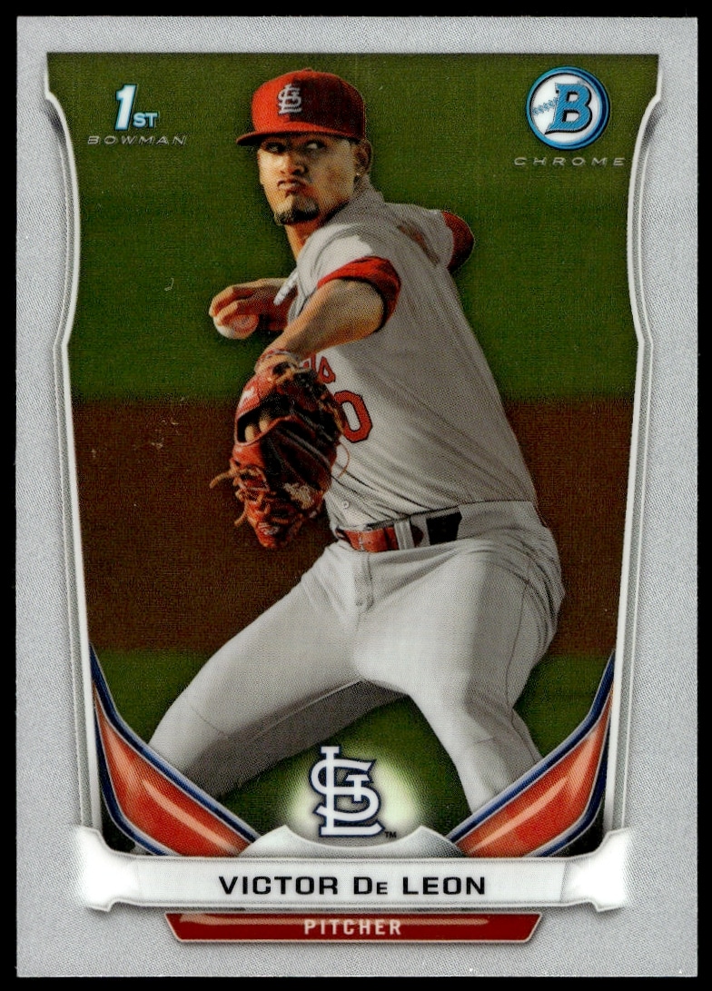 2014 Bowman Chrome Victor De Leon Prospects #BCP101 (Front)