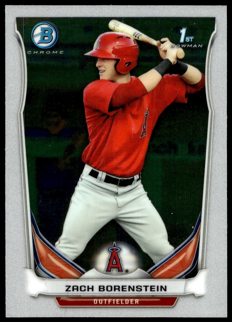 2014 Bowman Chrome Zach Borenstein Prospects #BCP10 (Front)