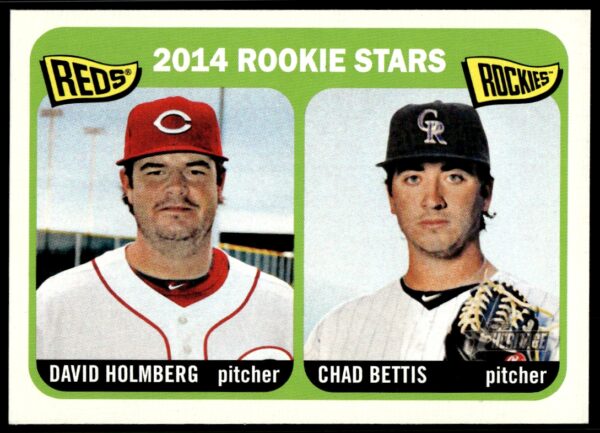 2014 Topps Heritage Chad Bettis / David Holmberg #273 (Front)