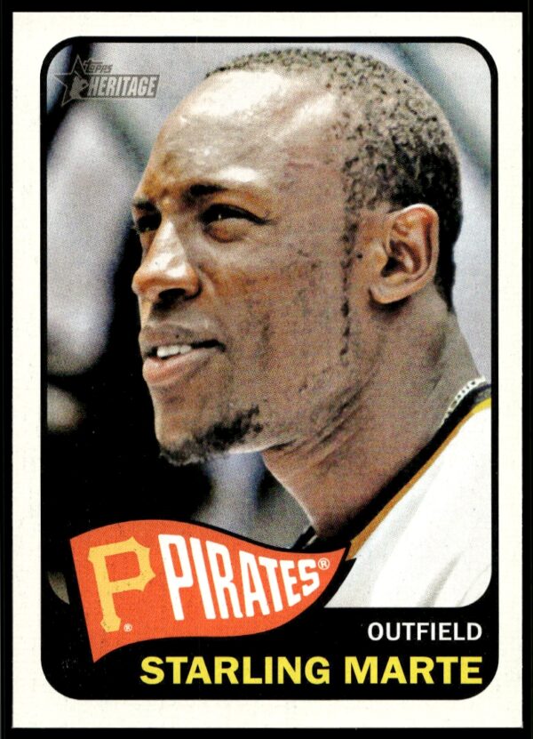 2014 Topps Heritage Starling Marte #205 (Front)