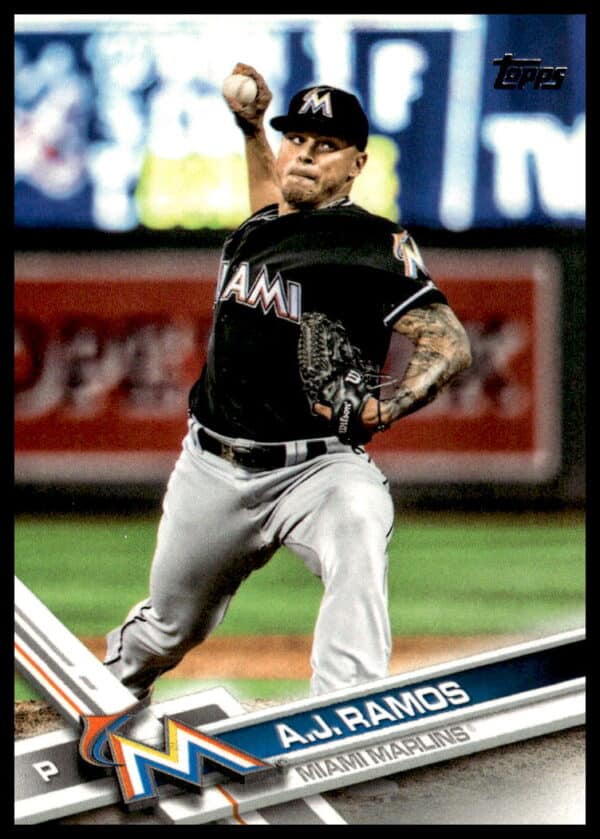 2017 Topps Series 1 A.J. Ramos #194 (Front)