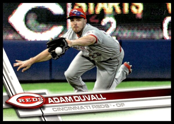 2017 Topps Series 1 Adam Duvall #128 (Front)