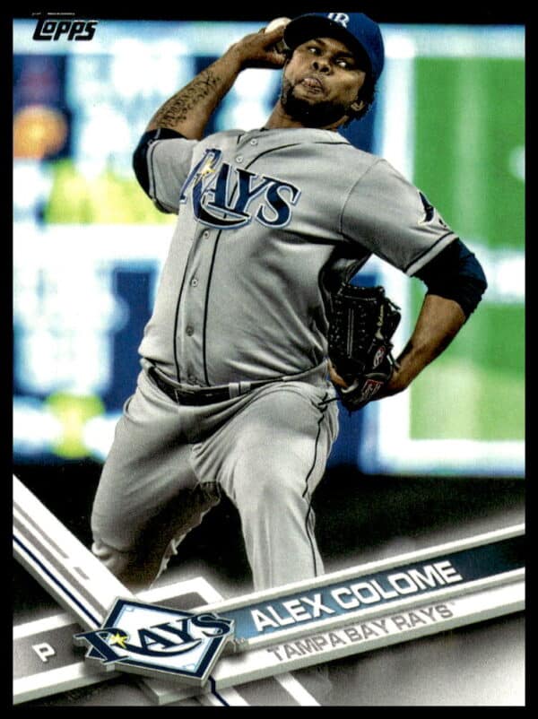 2017 Topps Series 1 Alex Colome #156 (Front)