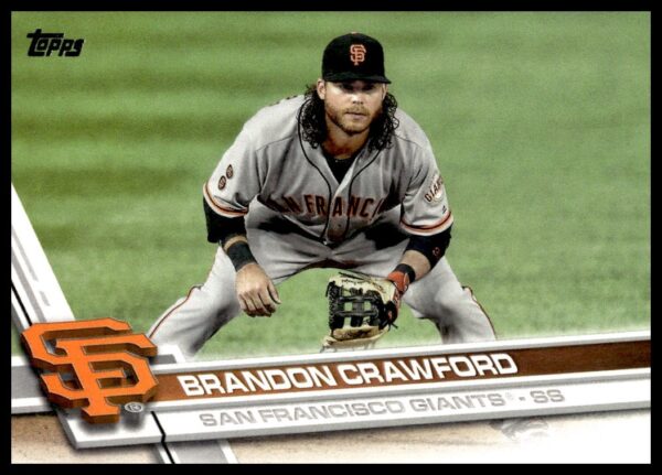 2017 Topps Series 1 Brandon Crawford #106 (Front)