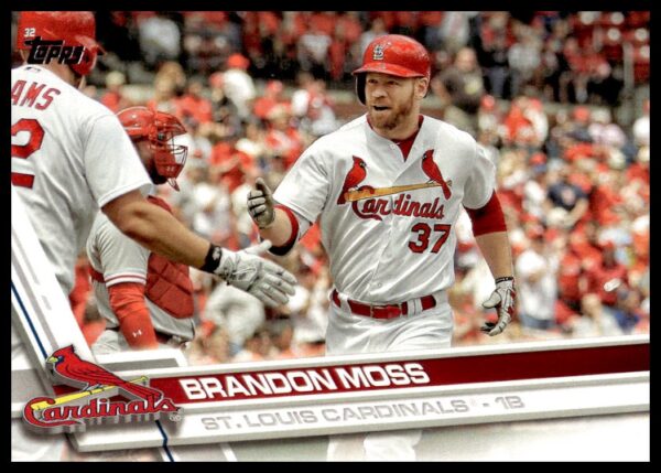 2017 Topps Series 1 Brandon Moss #89 (Front)