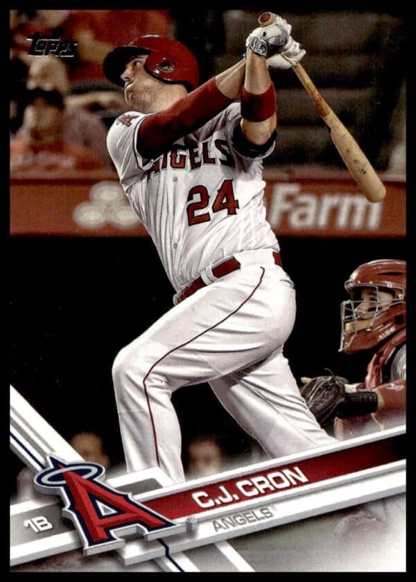 2017 Topps Series 1 C.J. Cron #57 (Front)